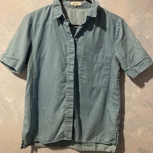 denim button down